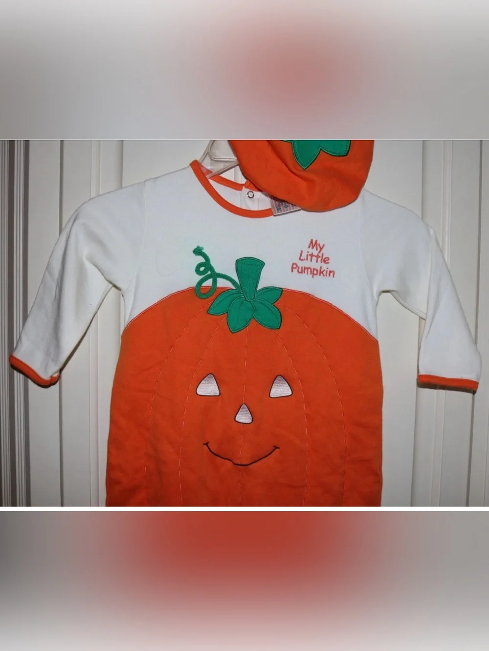 Baby Infant Halloween Outfit Costume by Minibasix My Little Pumpkin  - 24 Months